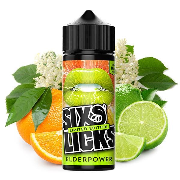 Buy Six Licks 120ml - Elderpower Vape E-Liquid Online | Vapeorist
