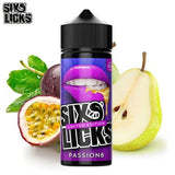 Buy Six Licks 120ml - Passion8 Vape E-Liquid Online | Vapeorist