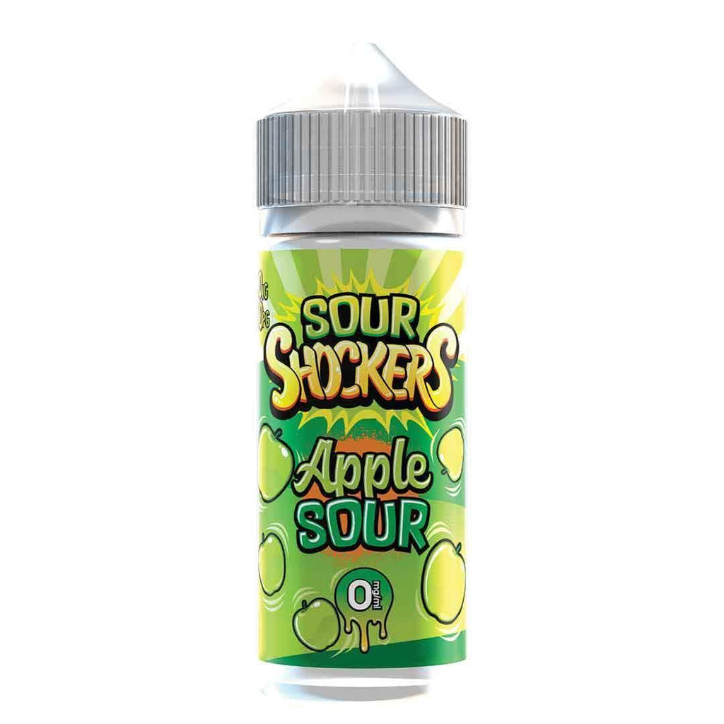 Sour Shockers 120ml - Apple Sour Vape E-Liquid Online | Vapeorist