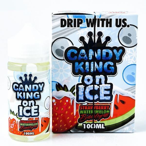 Buy Candy King Strawberry Watermelon Bubble on Ice 120ml | Vapeorist
