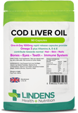 Cod Liver Oil 1000mg Capsules with Omega 3 (90 Capsules)