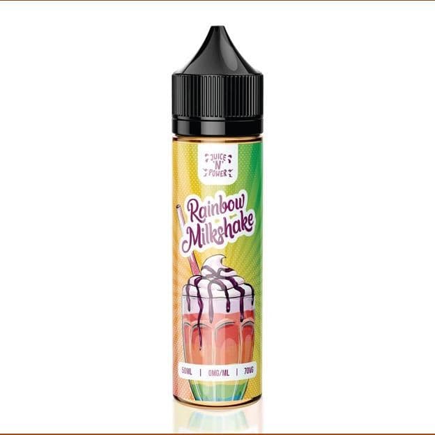Buy Juice & Power 60ml - Rainbow Milkshake Liquid | Vapeorist