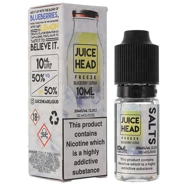 Juice Head Freeze Nic. Salt - Blueberry Lemon Vape Liquid | Vapeorist