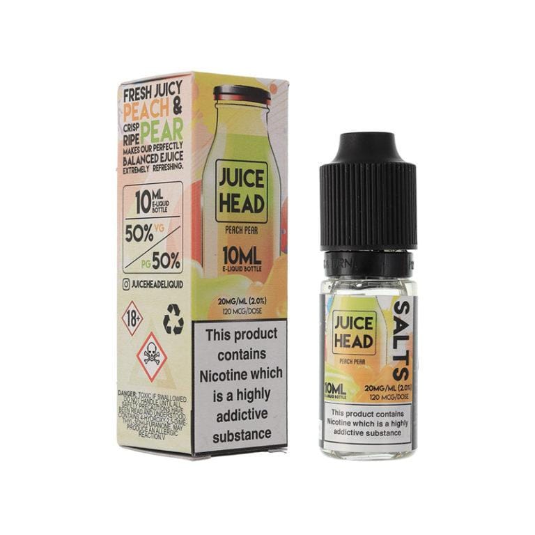 Juice Head Nic. Salt - Peach Pear Vape E-Liquid Online | Vapeorist
