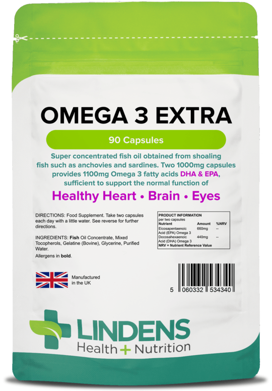 Omega 3 Fish Oil Extra Capsules 90 Capsules