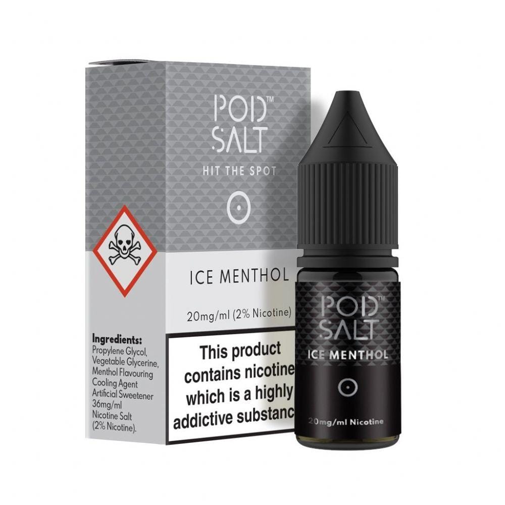 Buy Pod Salt Nic. Salt - Ice Menthol Vape E-Liquid Online | Vapeorist