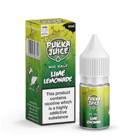 Pukka Juice Nic. Salt - Lime Lemonade Vape Liquid Online | Vapeorist