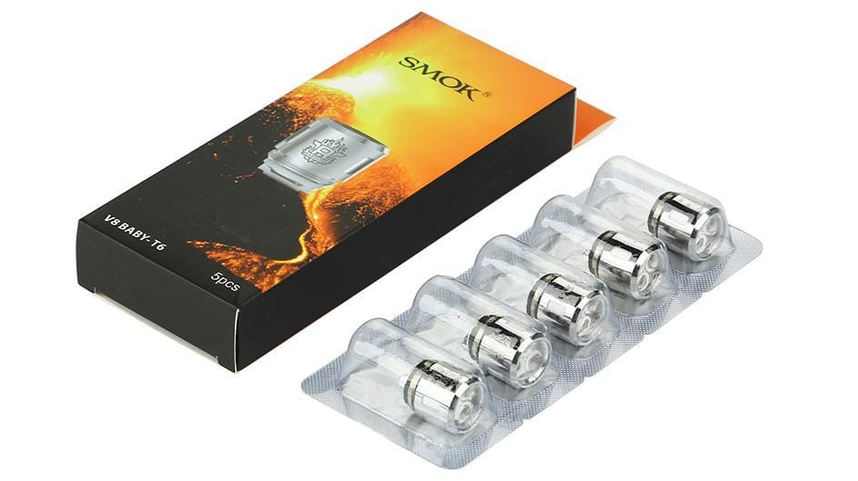 Buy SMOK TFV8 Baby T6 Coils (5 Pack) Replacement Coils | Vapeorist