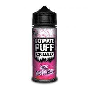 Ultimate Puff Chilled 120ml Pink Raspberry Vape E-Liquid | Vapeorist