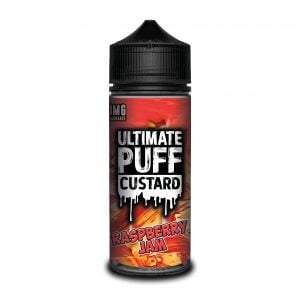 Ultimate Puff Custard 120ml - Raspberry Jam Vape Liquid | Vapeorist