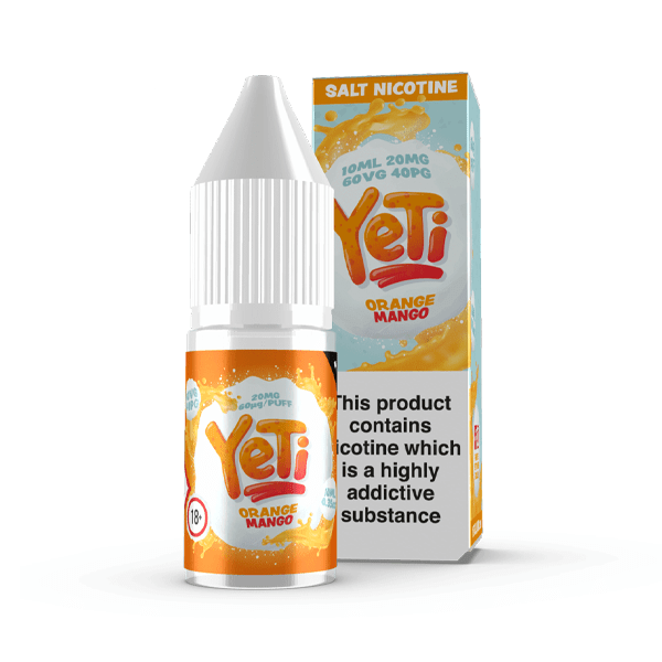 Buy Yeti Nic. Salt - Orange Mango Vape E-Liquid Online | Vapeorist 