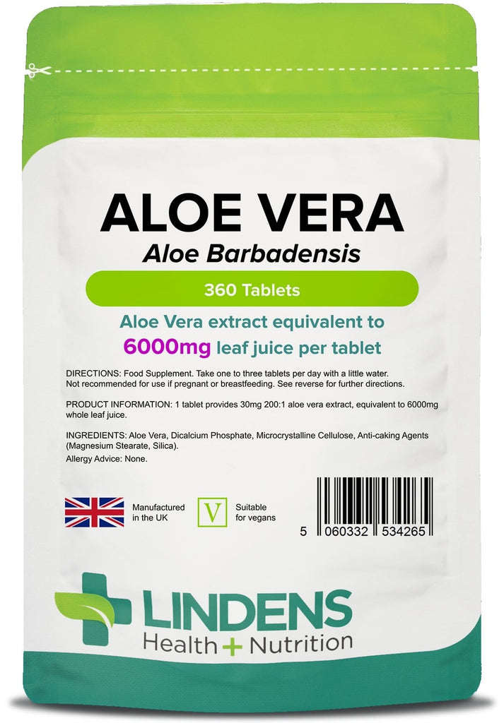 Aloe Vera extract 6000mg 90 Tablets
