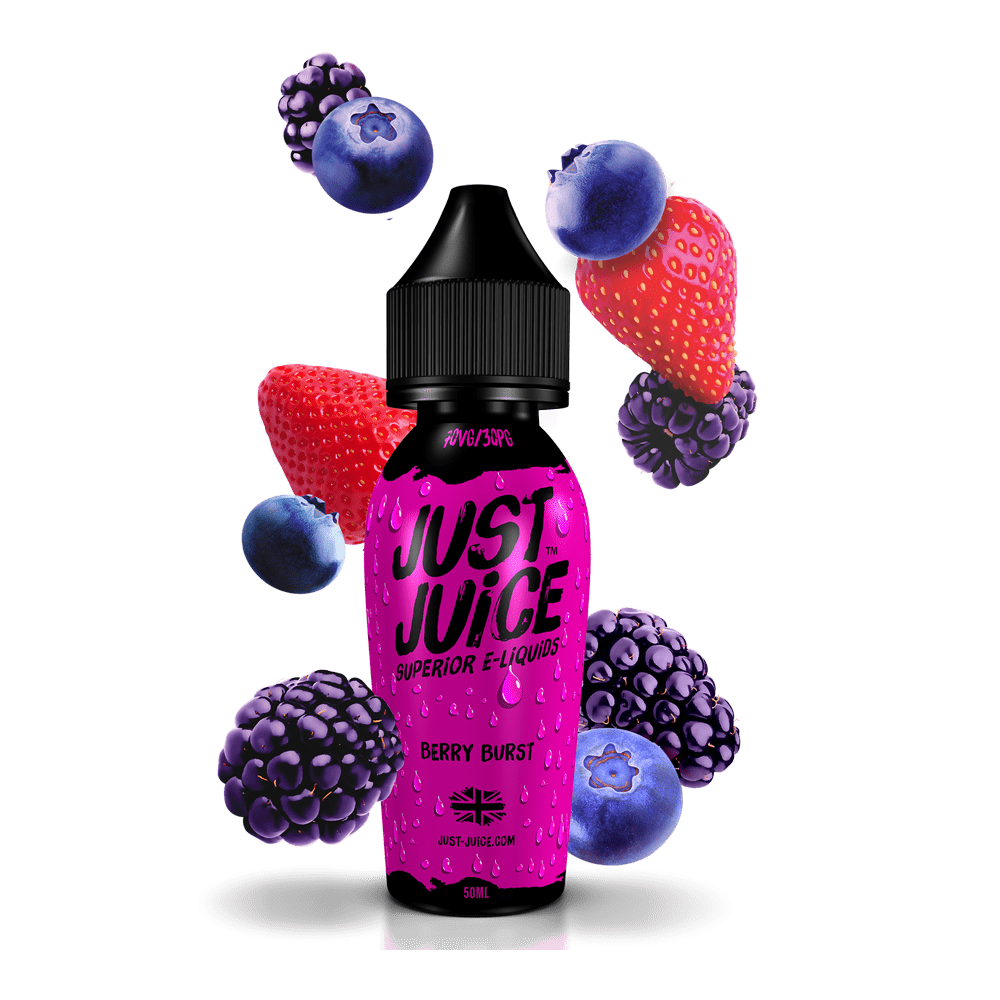 Buy Just Juice 60ml - Berry Burst Vape E-Liquid | Vapeorist