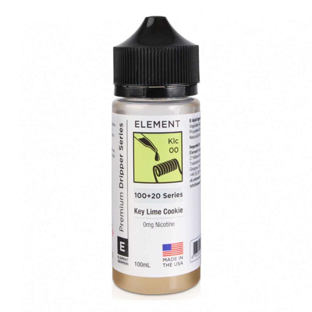 Element 120ml Shortfill Key Lime cookie Vape e-Liquid