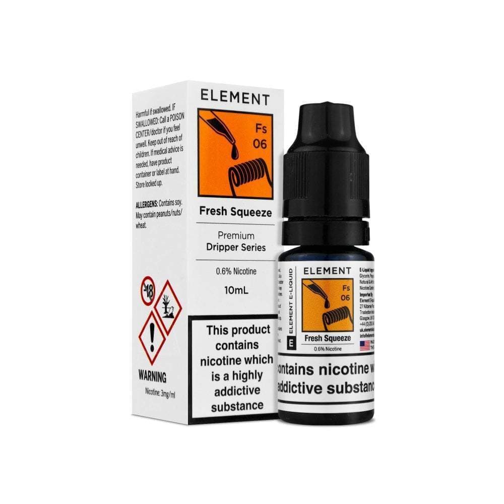 Buy Element Nic. Salts - Fresh Squeeze Vape E-Liquid | Vapeorist