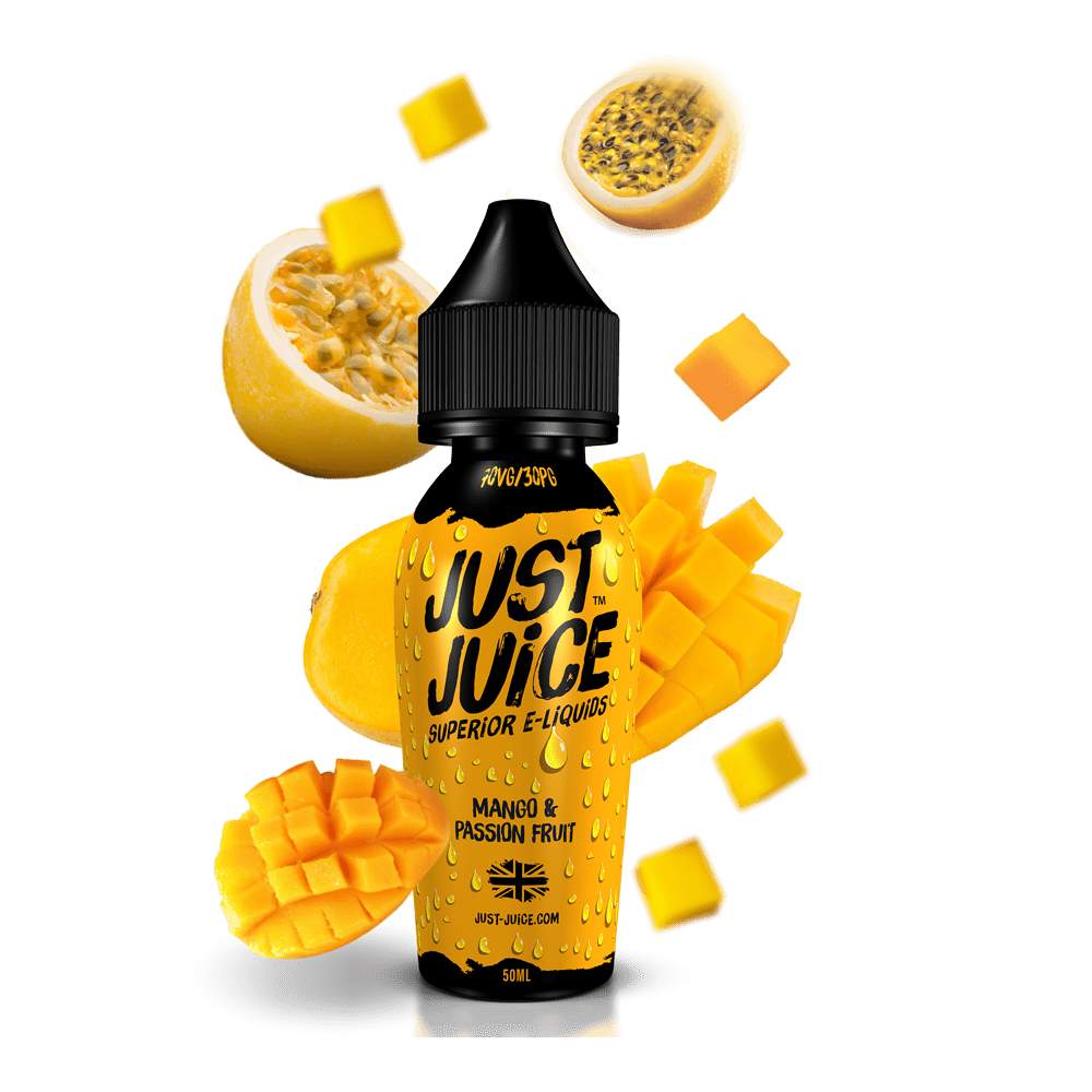 Buy Just Juice 60ml - Mango & Passionfruit Vape E-Liquid | Vapeorist