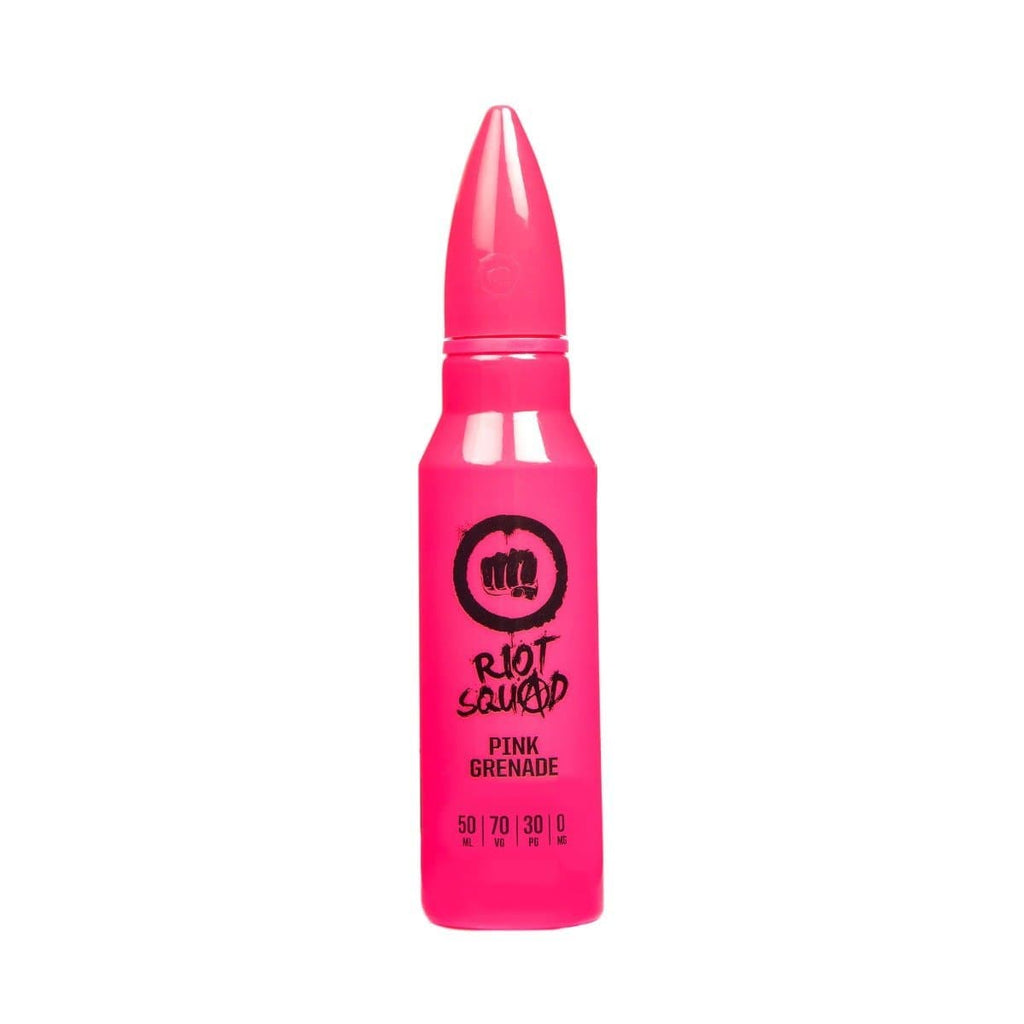 Riot Squad 60ml Shortfill Pink Grenade Vape E-Liquid 