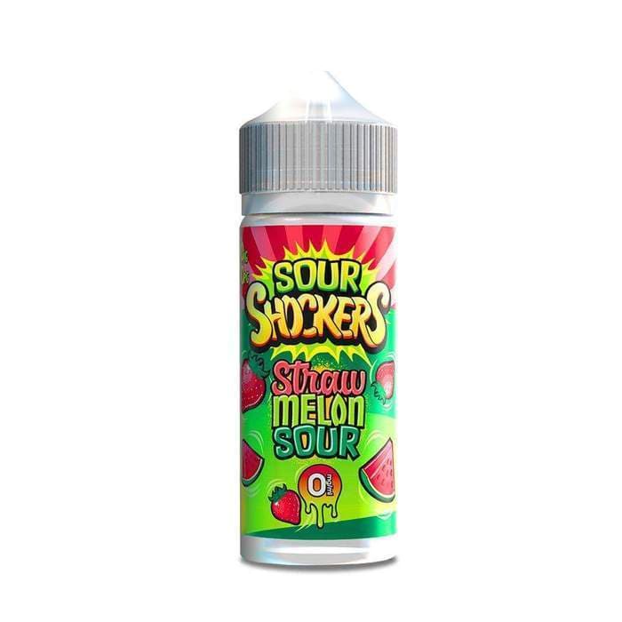 Sour Shockers 120ml - Strawberry Melon Sour Vape Liquid| Vapeorist